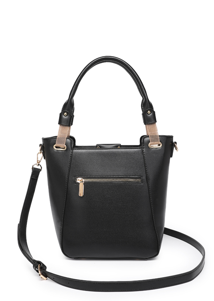 EMPORIO Stylish Women's Black Tote Handbags