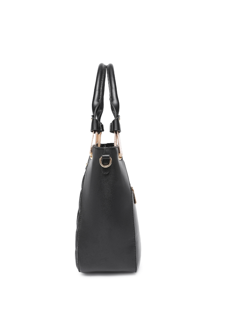 EMPORIO Stylish Women's Black Tote Handbags