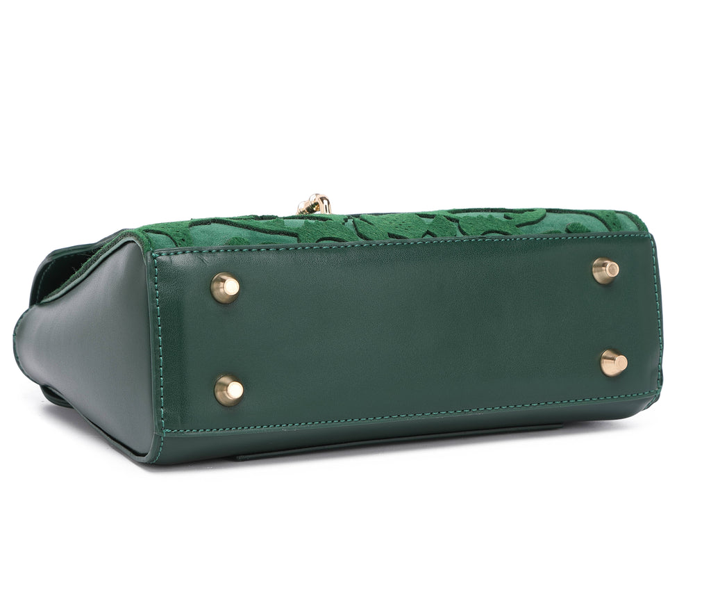EMPORIO Dark Green Messenger Bag