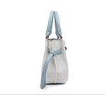 EMPORIO Stylish Women's Blue Tote Hand Bag