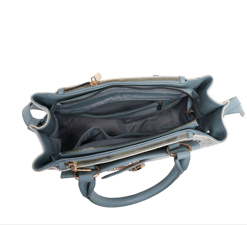 EMPORIO Stylish Women's Blue Tote Hand Bag