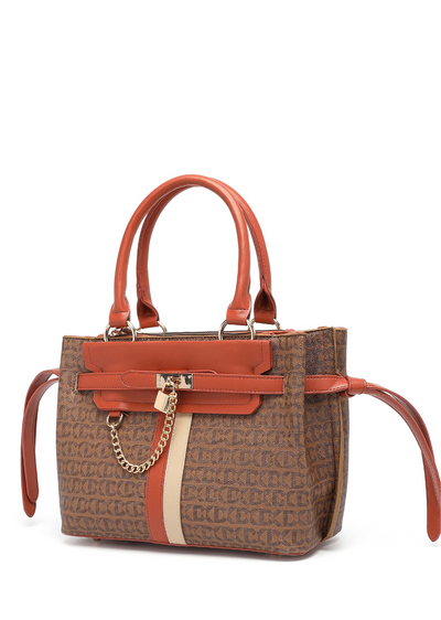 EMPORIO Stylish Women's Brown Tote Hand Bag
