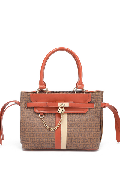 EMPORIO Stylish Women's Brown Tote Hand Bag