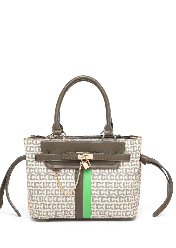 EMPORIO Stylish Women's Green Tote Hand Bag