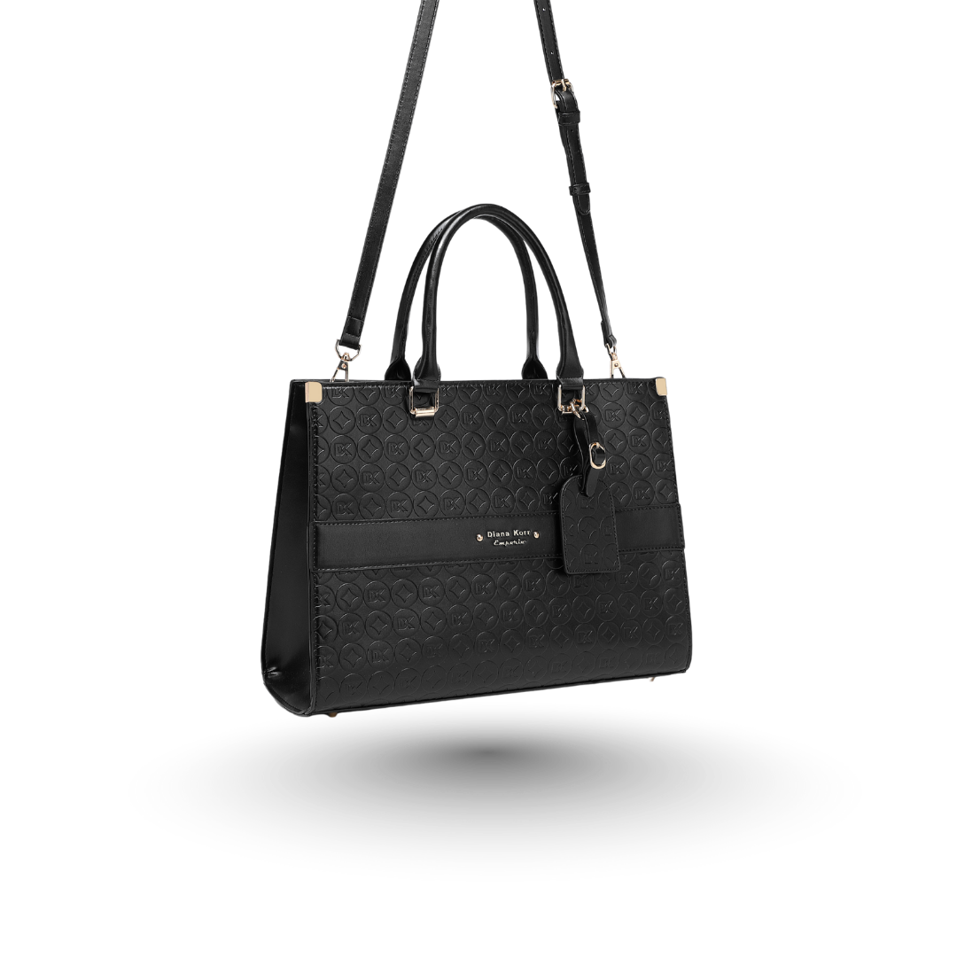EMPORIO BLACK TOTE BAG - Diana Korr 