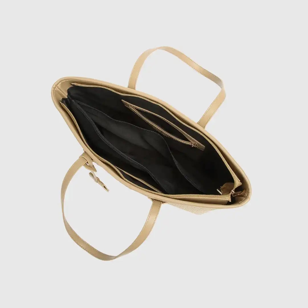 PEARL BLACK CLASSIC TOTE BAG - Diana Korr 