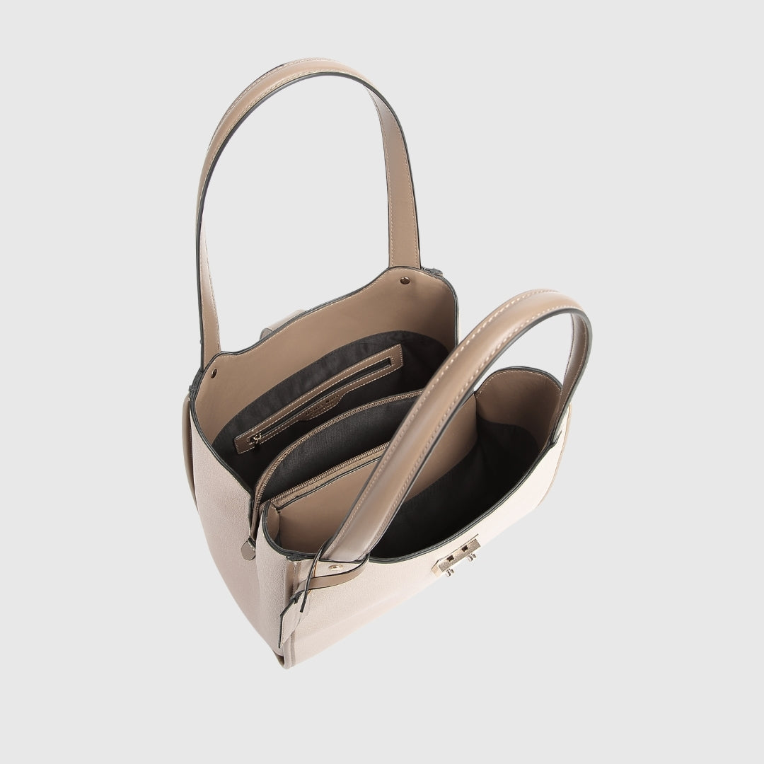 DENICE White EMPORIO TOTE BAG