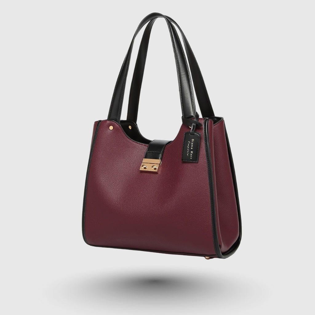 DENICE Maroon EMPORIO TOTE BAG