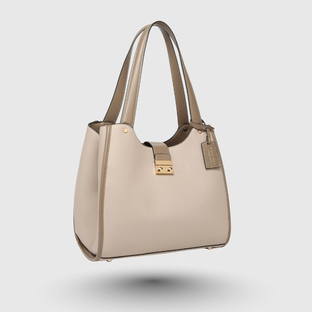DENICE White EMPORIO TOTE BAG