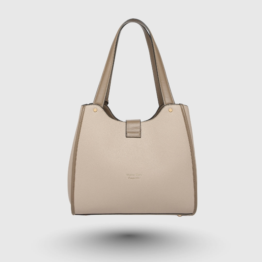 DENICE White EMPORIO TOTE BAG