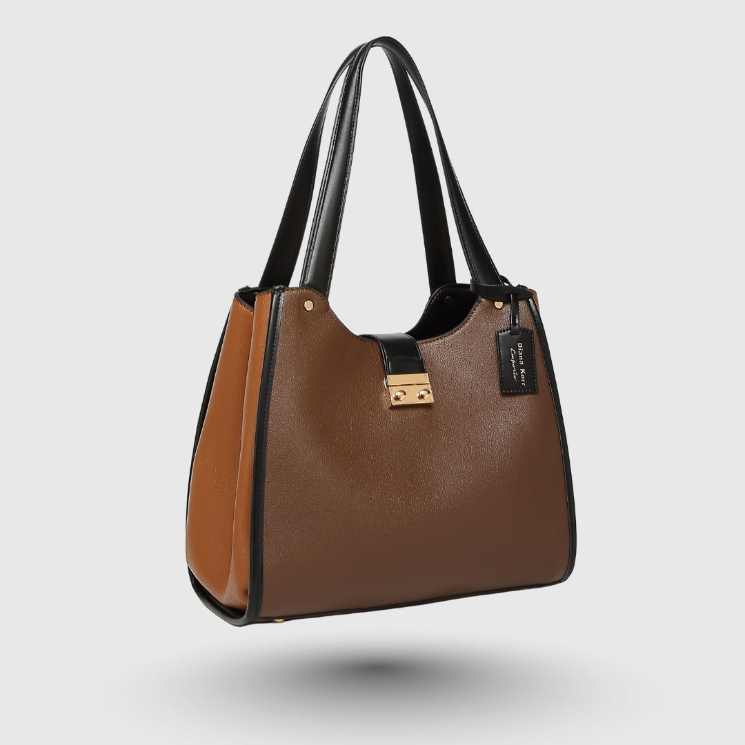 DENICE Brown EMPORIO TOTE BAG