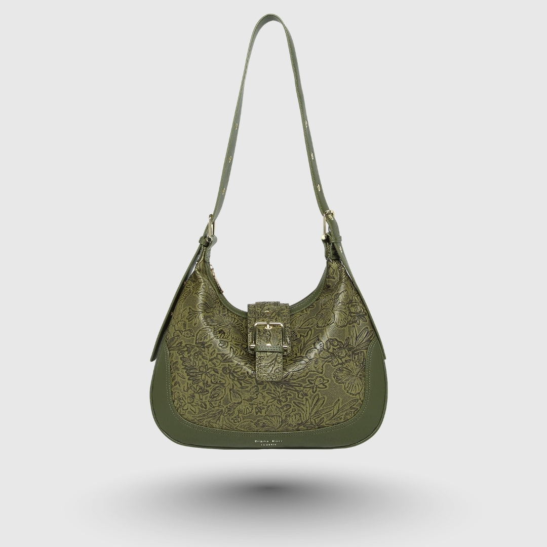 JENNY Green Classic Handbag
