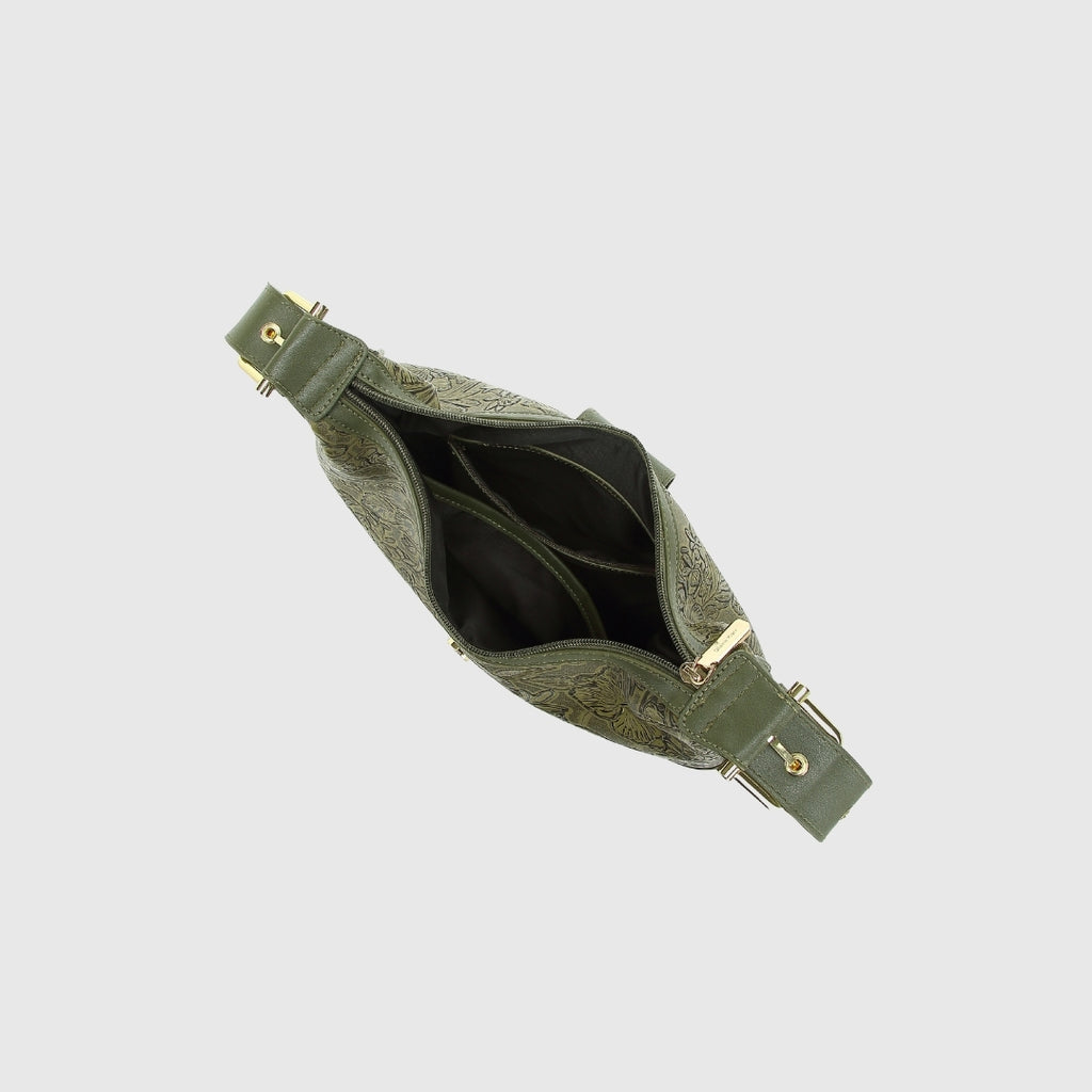 JENNY Green Classic Handbag