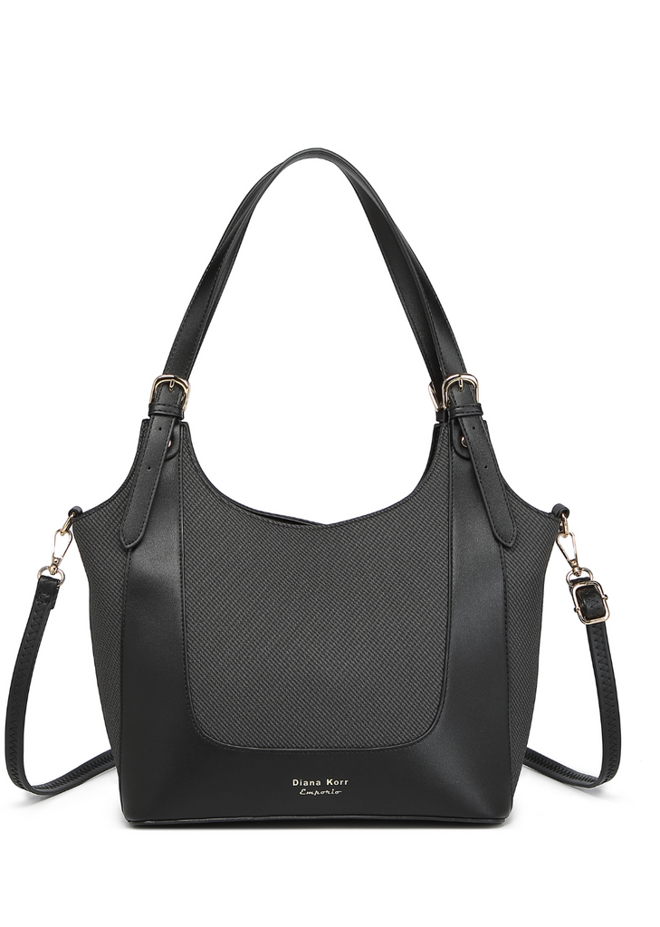 EMPORIO Layla Women Black Tote Handbag