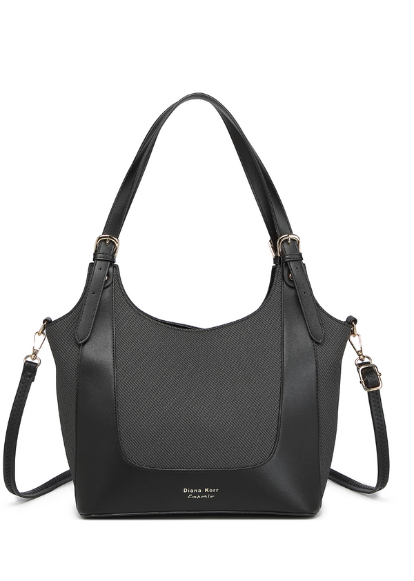 EMPORIO Layla Women Black Tote Handbag