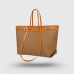 HAZEL KHAKI CLASSIC TOTE BAG