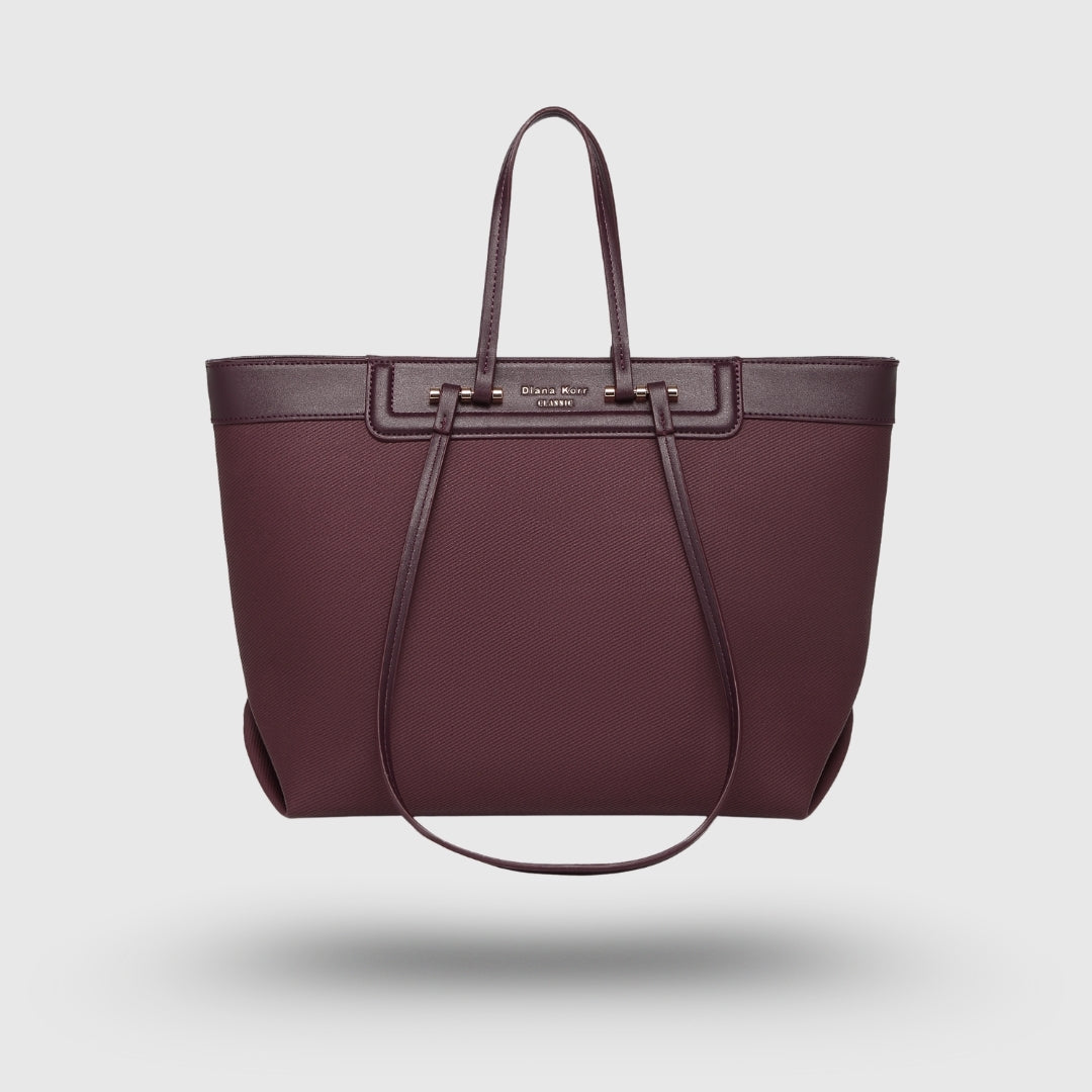HAZEL MAROON CLASSIC TOTE BAG