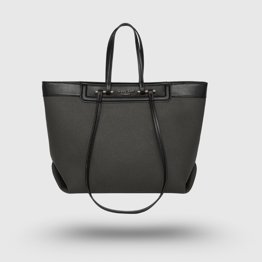 HAZEL BLACK CLASSIC TOTE BAG