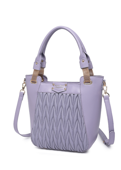MPORIO Stylish Women's Purple Tote Handbags