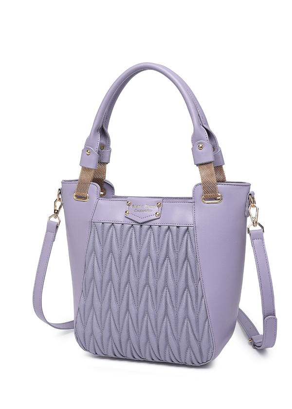 MPORIO Stylish Women's Purple Tote Handbags