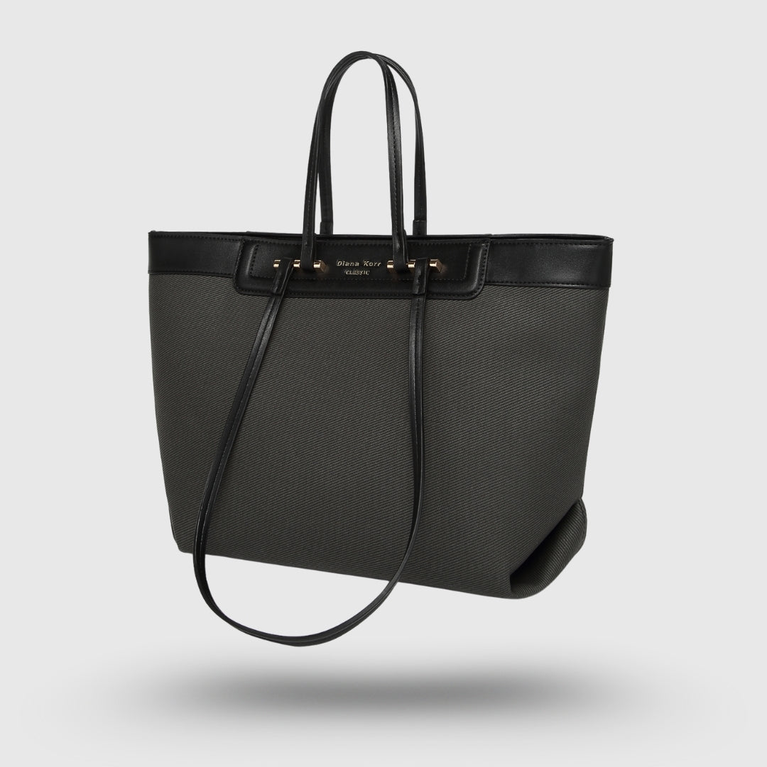 HAZEL BLACK CLASSIC TOTE BAG