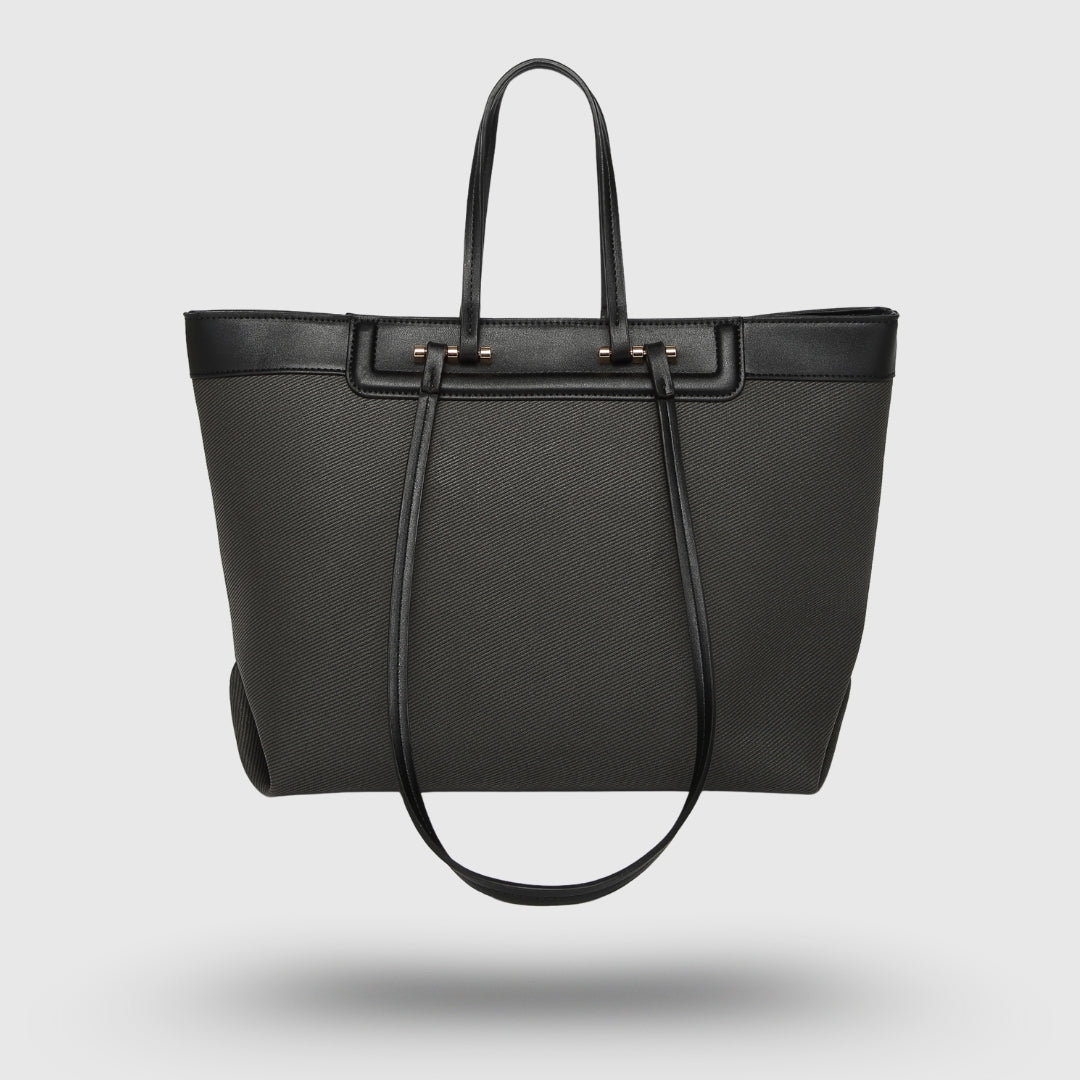 HAZEL BLACK CLASSIC TOTE BAG