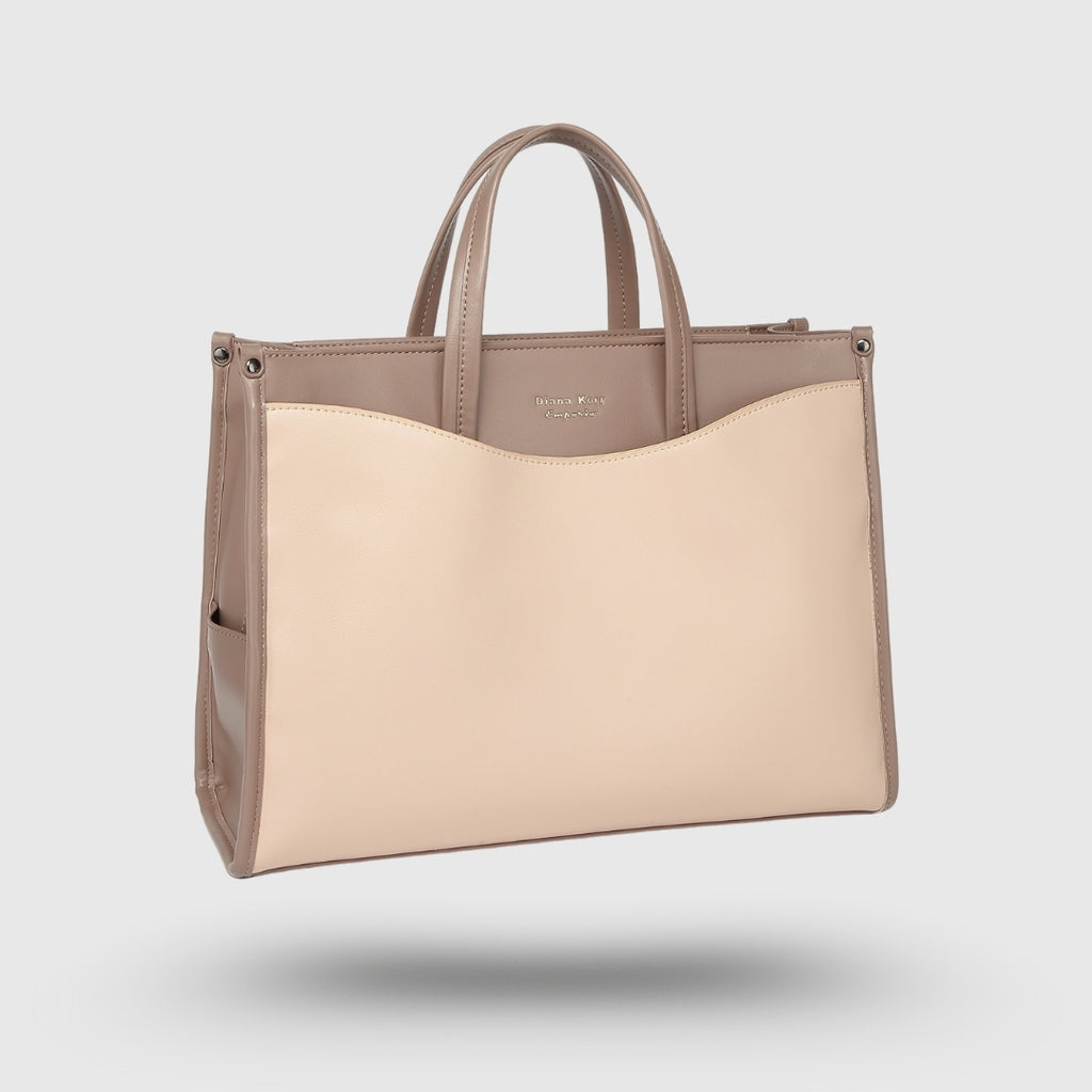 BROOKE Off White EMPORIO TOTE BAG