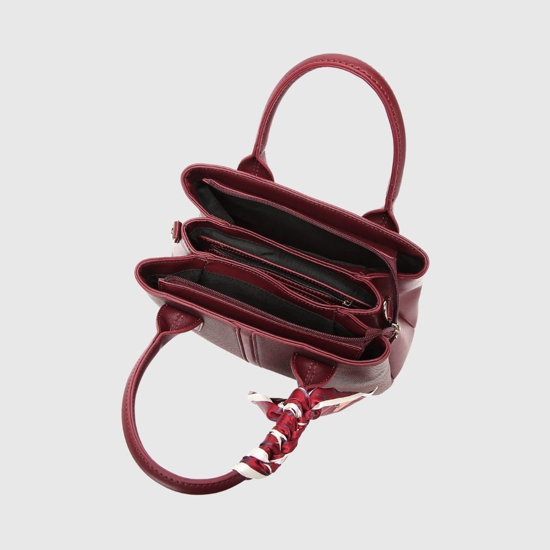 MIRANDA MAROON EMPORIO HANDBAG