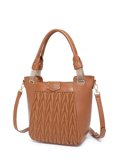 EMPORIO Stylish Women's Brown Tote Handbags