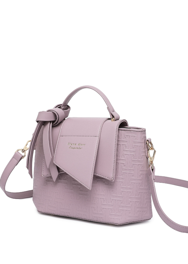 EMPORIO Women’s Purple Designer Handbag