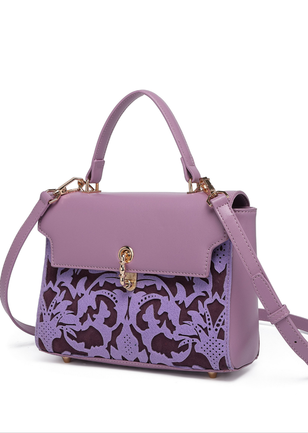 EMPORIO Purple MESSENGER Handbag