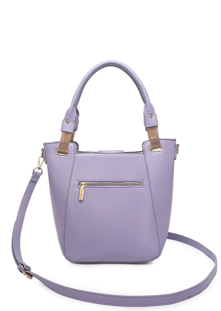 MPORIO Stylish Women's Purple Tote Handbags