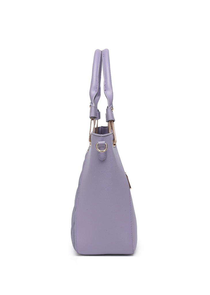 MPORIO Stylish Women's Purple Tote Handbags
