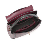 JUNO Maroon Classic Handbag