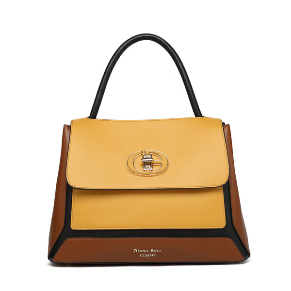 JUNO Yellow Classic Handbag
