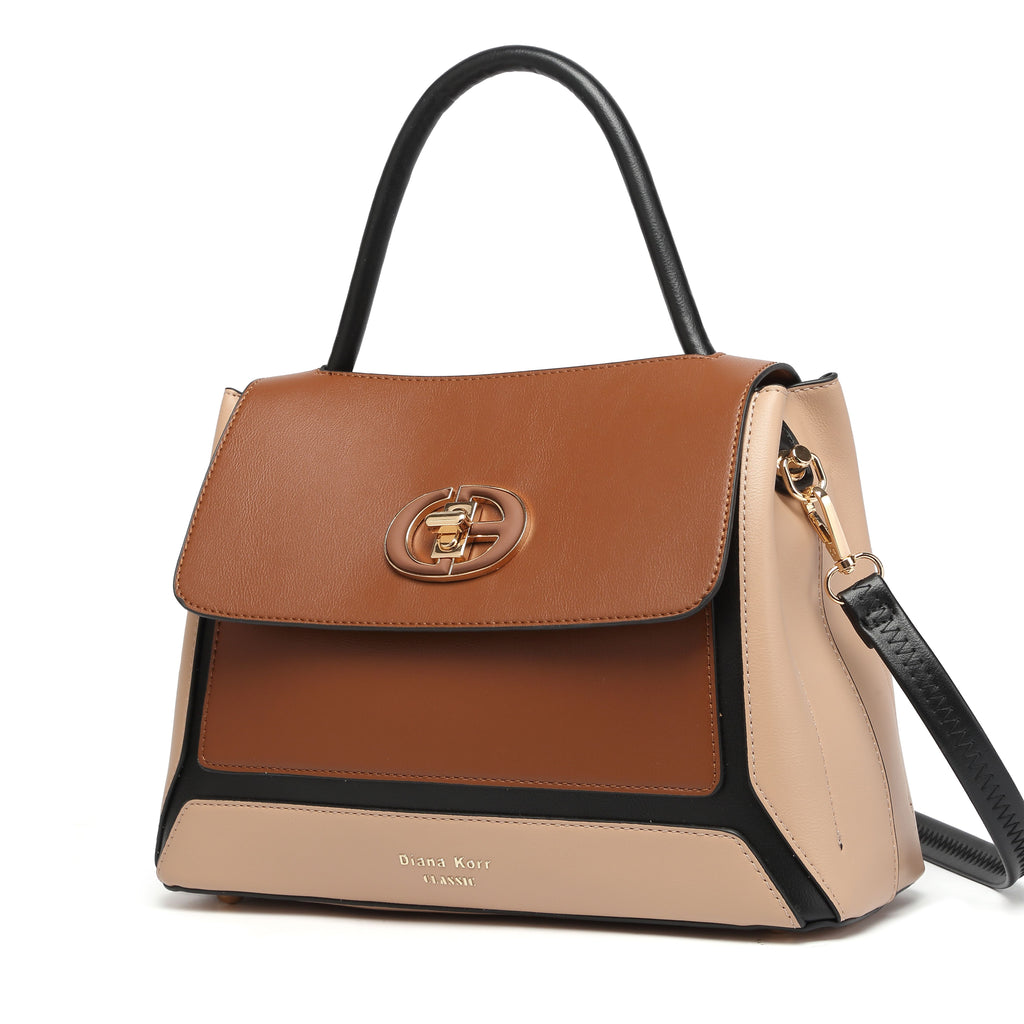 JUNO Brown Classic Handbag
