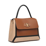 JUNO Brown Classic Handbag