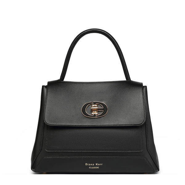JUNO Black Classic Handbag
