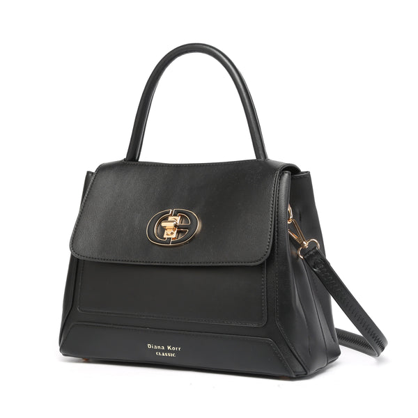 JUNO Black Classic Handbag