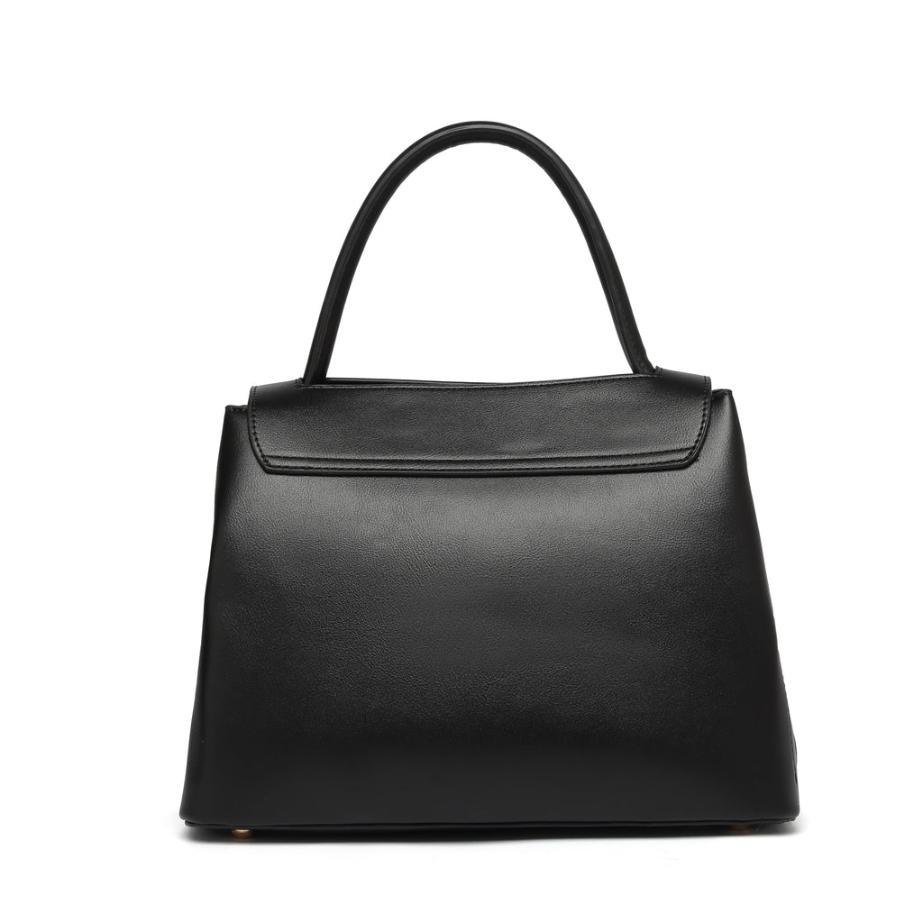 JUNO Black Classic Handbag