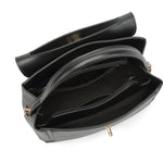JUNO Black Classic Handbag