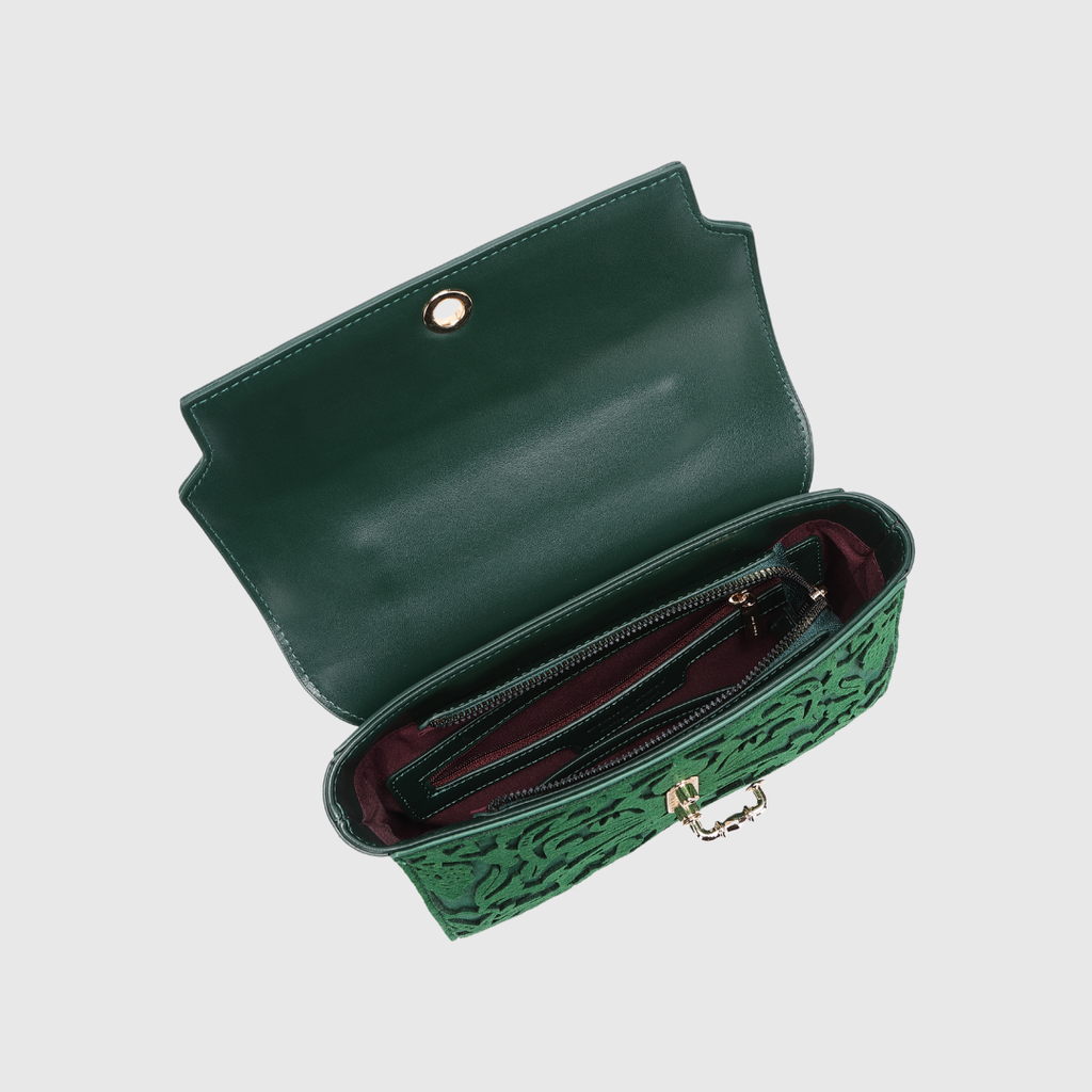 EMPORIO Dark Green Women's Crossbody Bag