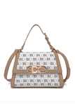 Infinity KHAKI Satchel Handbag