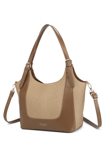 EMPORIO Layla Women Khaki Tote Handbag