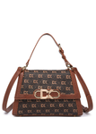 Infinity Coffee Satchel Handbag