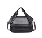 EMPORIO Women's Black Satchel Hand Bag