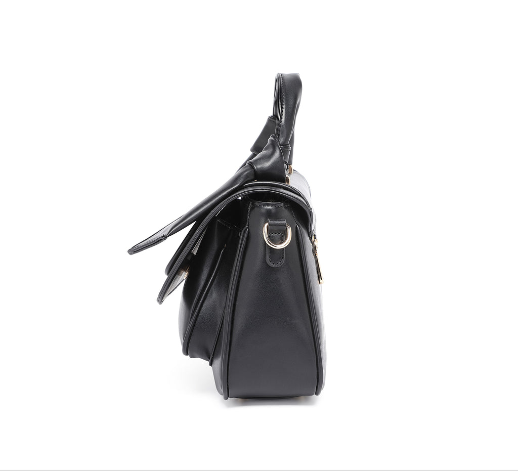 EMPORIO Women's Black Satchel Hand Bag