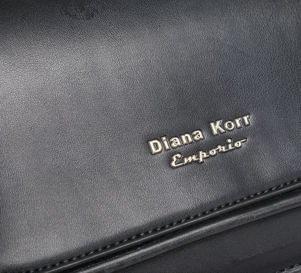 EMPORIO Women's Black Satchel Hand Bag