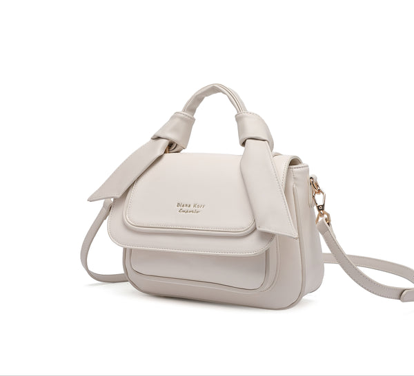EMPORIO Women's White Satchel Hand Bag
