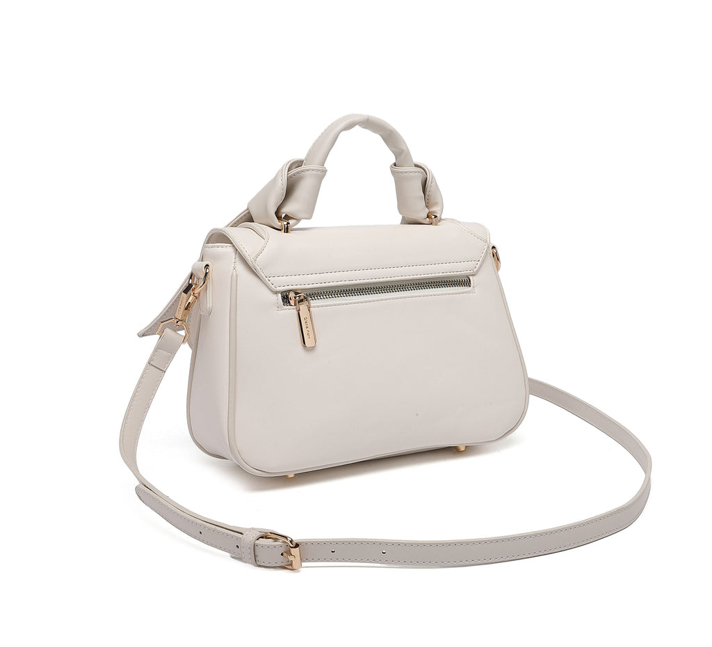 EMPORIO Women's White Satchel Hand Bag